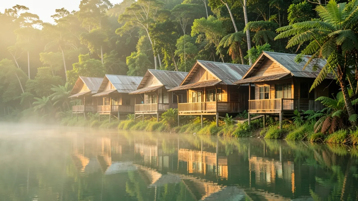 Wake up to the sound of the river