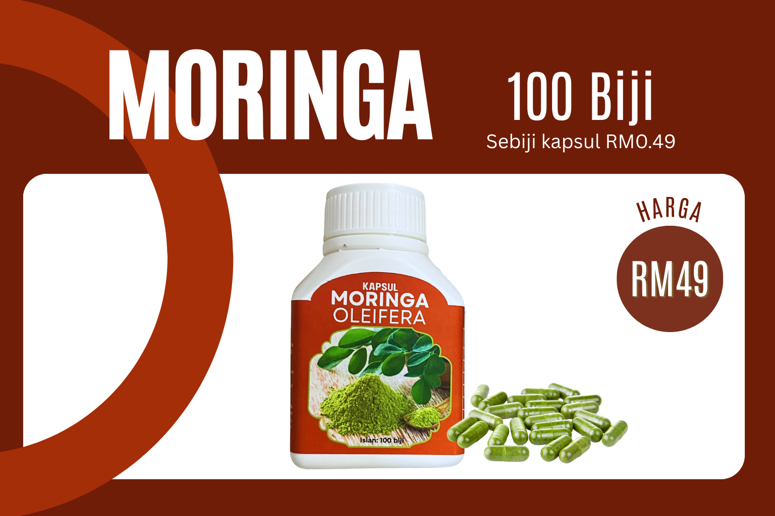 Moringa 100 Biji