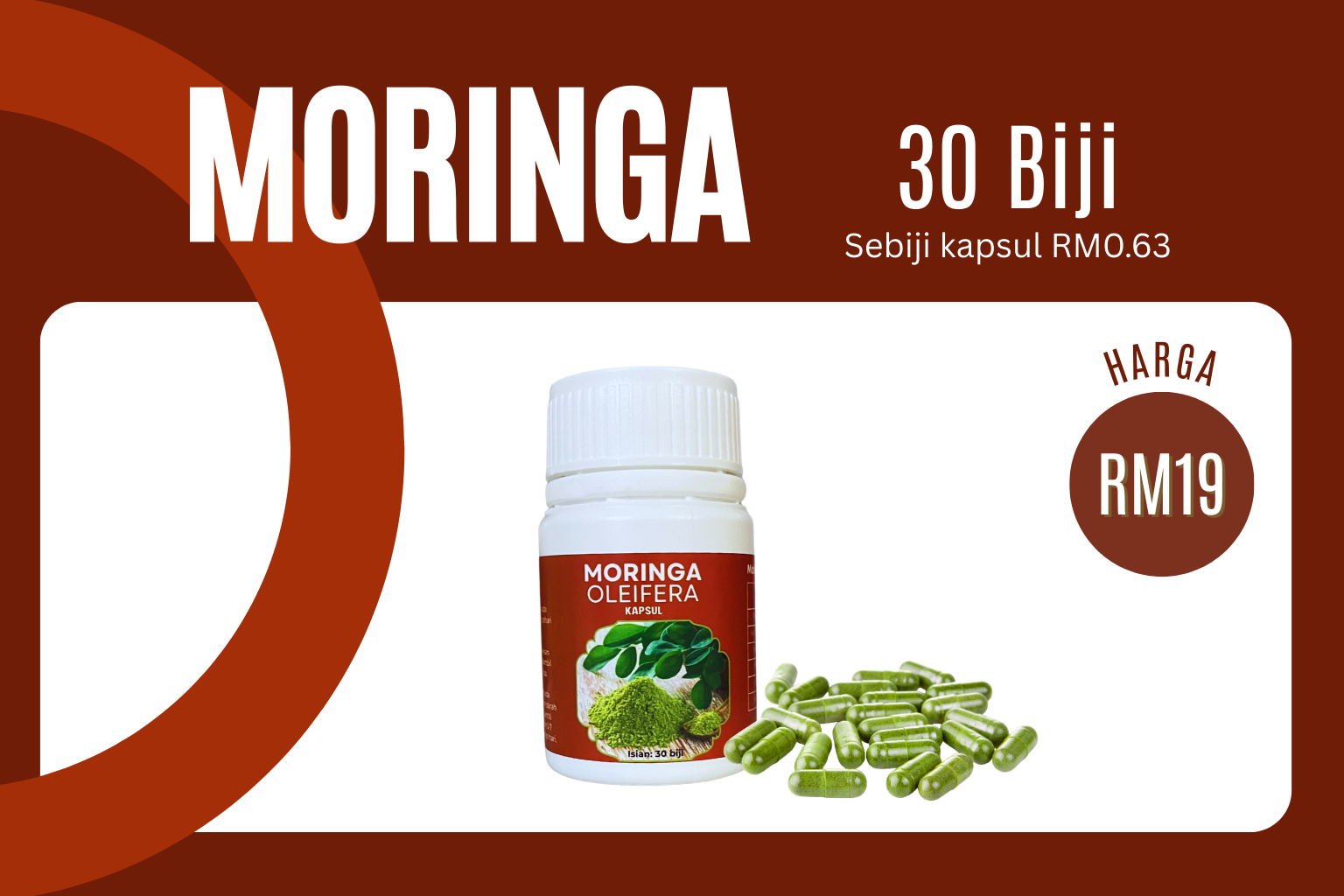 Moringa 30 Biji