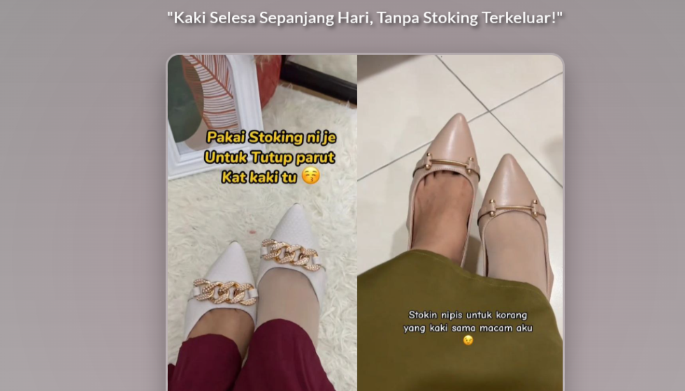 Invisible Sock Fina