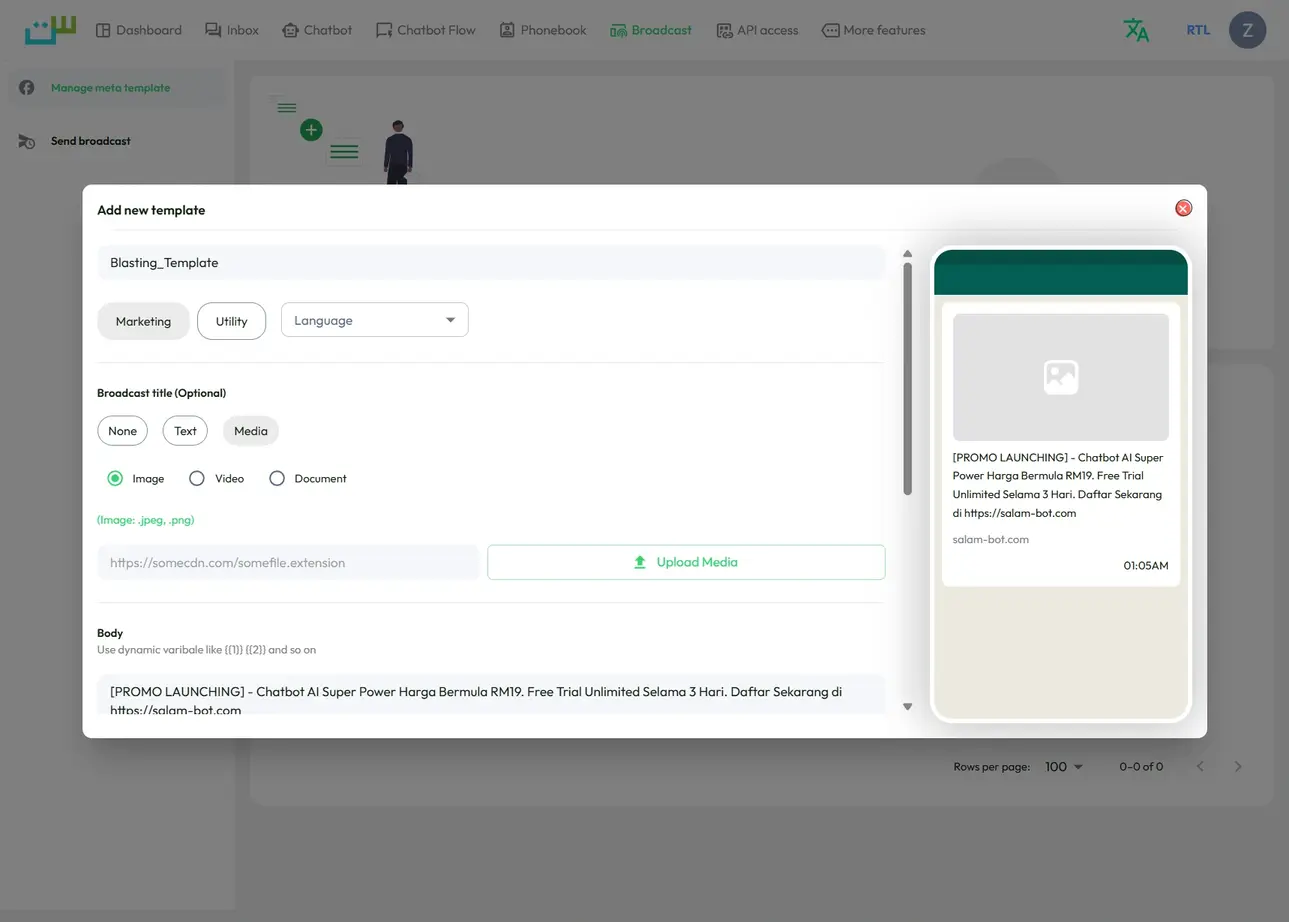 AI Chat Interface
