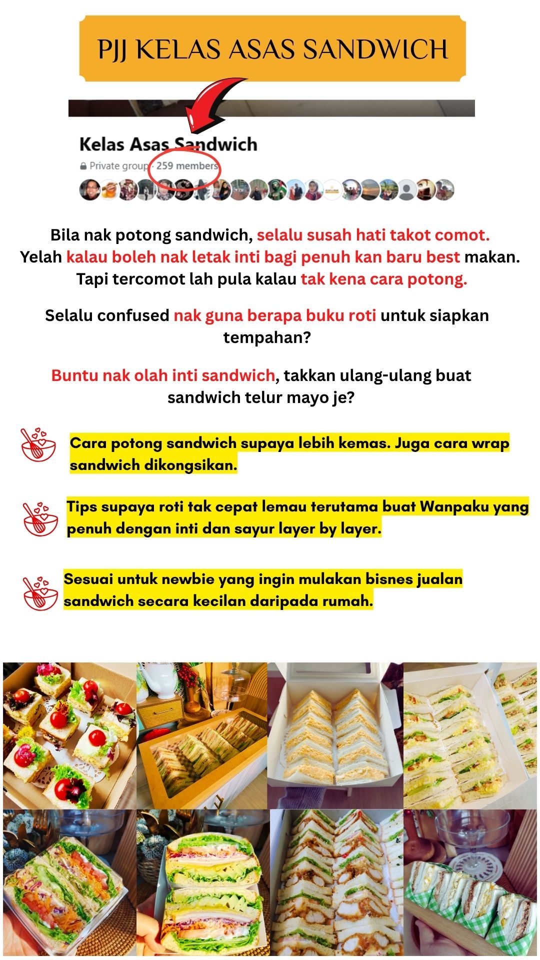 PJJ Kelas Asas Sandwich