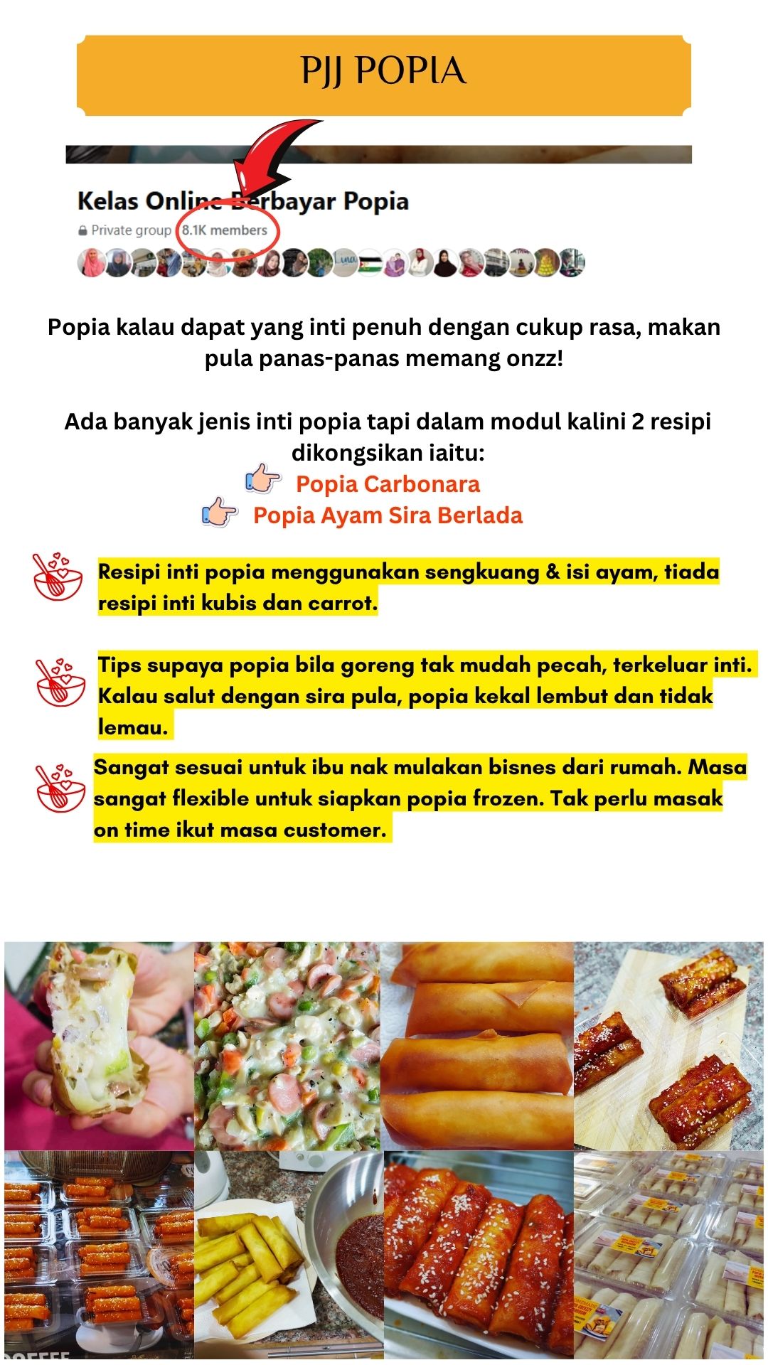 PJJ Popia Carbonara & Sira Pedas