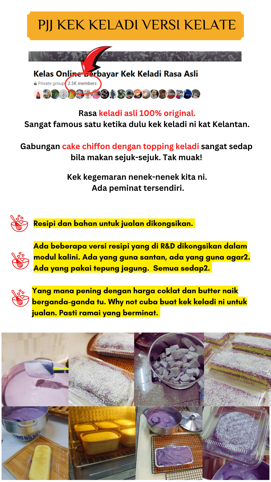 PJJ Kek Keladi Original Ubi Keladi